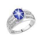 HRG Lindy Star Sapphire Ring Blue S