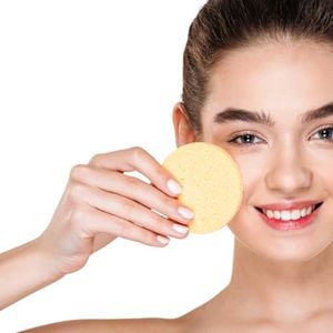 Make Up Remover Sponge Soap with Silicone Texture – 65 g Facial Cleansing Soap for Daily Makeup Removal