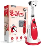 Brusheez Little Toddlers’ Sonic Toothbrush - Safe & Gentle Toothbrush for Ages 1-3 with Built-in, Light-Up 2-Minute Timer, Extra Brush Head, & Storage Base for First-Time Brushers (Spotty The Puppy)