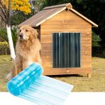 Uross Dog Door Replacement Flaps - 180CM Ruff Weather DIY Cat Dog Door Flap, Doggie Door Replacement Flaps, Vinyl Plastic Dog Door Flap for Dog House, Ideal Large Pet Door Replacement Flap