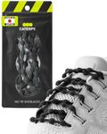 Caterpy - The Ultimate Elastic No Tie Shoelaces for XL (Jaguar Black)