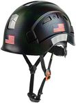 GREEN DEVIL Safety Helmet Hard Hat Adjustable Lightweight Vented ABS Work Helmet for Men and Women 6-Point Suspension ANSI Z89.1 Approved Ideal for Industrial & Construction