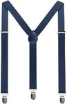 JEMYGINS Navy Blue Mens Suspender w