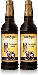 Jordan's Skinny Syrups | Sugar Free Mocha Syrup | Healthy Flavors with 0 Calories, 0 Sugar, 0 Carbs | 25.4 Fl Oz (Pack of 2)