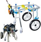 Adjustable 4-Wheel Dog Wheelchair| 