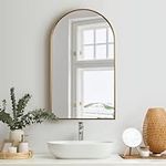 Oikiture Arched Wall Mirror 86 x 50