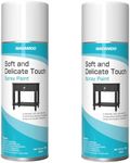 NADAMOO Black Spray Paint, Premium Furniture & Cabinet Coating, 2 Can