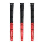 Mile High Life | Avid Golf Club Grips | 3, 13 Pc Set Bundle Golf Grips | Multi-Compound Rubber Golf Grip | Standard Midsize Jumbo(Red-3 Packs,Standard)