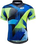 Bicycle Jerseys for Men Short Sleeve Mountain Bike MTB Shirts Full Zip Cycling Jersey XX-Large