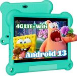 ADREAMER Kids Tablet, Tablet with SIM Card Slot, 10.1inch Tablet for Kids, Learning Tablet with Kids APP, 6000mAh Battery, 4GB+64GB, Support 4G Cellular+GPS