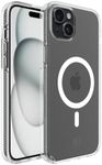 Incipio Duo iPhone Case for MagSafe for iPhone 15 Plus & iPhone 14 Plus - 12ft Drop Protection, Scratch Resistant + 5G & Wireless Charging Compatible - Made from Recycled Materials (Clear)