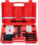 Keaa Bearing Puller Set, 5 Ton Capacity Bearing Separator, Pinion Wheel Bearing Removal Kit with 2" and 3" Jaws, Wheel Hub Axle Puller Set, Heavy Duty Bearing Splitter Tool Kit with Case (YZ-6003)