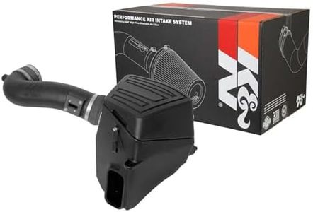K&N Cold Air Intake Kit: Increase Acceleration & Towing Power, Guaranteed to Increase Horsepower up to 16HP: Compatible with 5.3/6.2L, V8, 2019 Chevy/GMC (Silverado 1500, Sierra 1500), 63-3109