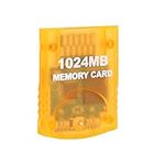 Memory Card for WII Console, 1024MB (16344 Blocks) Memory Card, Built in Protection Switch WII Accessories, Large Capacity Memory Card Compatible with Game Console