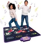 JOYBERRI Dance Mat - with 8 Levels & Songs, 3 Speeds and 2 Modes - Light Up Electronic Kids Dance Mat for Kids Ages 4-8, 8-12, Toddlers 3-5 / Dance Pad, Dancing Mat Toy Gift for Girls and Boys