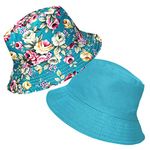 TOSKATOK® UPF 50+ Ladies Reversible Floral Cotton Bush Bucket Sun Hat