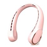 ASNUG Portable Neck Fan, Neck Fans for Women, 4000 mAh Rechargeable Personal Fan,360° Hands Free Bladeless Fan, 3 Speeds Adjustable, Faster Cooling, Super Quiet, Suitable for Home, Office, Travel