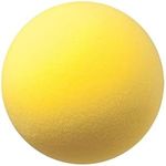 Champion Sports Uncoated Regular Density Foam Ball, Yellow, 8.5-Inch