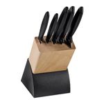 TRAMONTINA Plenus Set - Wooden Block - Chef, Kitchen, Veg, Bread, Tomato NA