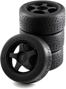 2.9 Belted Rc Tires with Foam Inserts(4pcs)5-Spoke 17mm Hex 42 Wide diameter102mm for Arrma Felony Infraction 6S BLX Typhon 3S 6S MEGA550 Limitless Roller Please use Glue to Bond Before use
