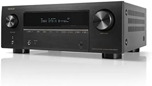 Denon AVR-X3800H 9.4-Ch Receiver - 8K UHD Home Theater AVR (105W X 9) Built-in Bluetooth, Wi-Fi & HEOS Multi-Room Streaming, Dolby Atmos, DTS:X, IMAX Enhanced & Auro 3D