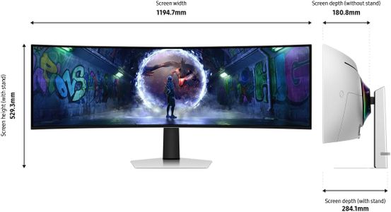 Samsung Odyssey 49" OLED Gaming Monitor – Ultra-Wide Display