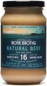 ABBCo Australian Beef Bone Broth Concentrate - Nutrient Dense, All-Natural Instant Beef Broth Packed with Collagen Protein, 16 Key Amino Acids -Grass-Fed, Gluten, Dairy, Nut Free