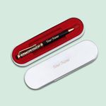 Celebr8 Customized Stylish Pen with Name Engraved Personalised Box, Best Gift for Boyfriend, Brother, Sister, Girlfriend, Wife, Diwali Gifts for Employees/Family/Friends/Clients, Diwali Gift Pack