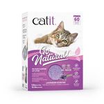 Catit Go Natural Pea Husk Clumping Cat Litter, Lavender, 5.6 kg/12.3 lbs