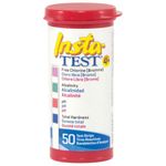 LaMotte Insta-Test 4 Plus, Free Chlorine, Bromine, Alkalinity, pH, Total Hardness Testing (50 strips)