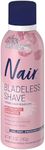 Nair Bladeless Shave Rosewater Hair Remover Cream - Long-lasting Hair-free Skin - Softens and Soothes Skin - Hair Removal Cream for Legs, Arms, Underarms and Bikini area - All Skin Types - 142 g