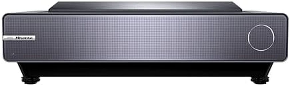 Hisense PX2-PRO Trichroma Ultra Short Throw Home Theater Projector, 90"-130", 4K UHD, Dolby Vision & Atmos, HDR10, 2400 ANSI Lumens, Google TV, Netflix