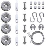 Garage Door Cable and Pulley, Garage Door Cable Replacement Kit, Heavy Duty Pulley