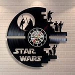 Gullei.com Gift for Star Wars Fans, Star Wars Gift for Men, Wall Decoration Vinyl Record Clock