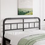 KERAMIK 40 Inch High King Headboard Only, King Size Headboard Only, Metal Headboard King, Easy to Install