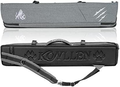 KONLLEN 3x4 4x5 Oxford Cloth Prairie Pool Cue Case High Capacity Billiard Cue Stick Carrying Bag
