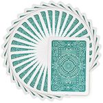 Modiano Texas Poker 2 Jumbo Index 100% Plastic Playing Cards (Dark Green)