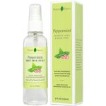 Positive Essence Peppermint Linen and Room Spray, Natural Aromatic Mist Made with Pure Peppermint Essential Oil, Relax Your Body & Mind, Perfect as a Bathroom Air Freshener Odor Eliminator