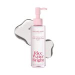 The Face Shop Rice water bright light Cleansing Oil with Rice Water to Brighten the Skin, 150ml | Korean Make-Up Remover, For Lips, Eyes and Face, Removes Waterproof makeup