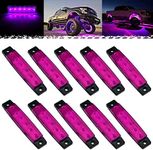 PSEQT 10Pcs LED Rock Strip Lights C
