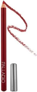 Palladio Lip Liner Pencil, Wooden, Firm yet Smooth, Contour and Line with Ease, Perfectly Outlined Lips, Comfortable, Hydrating, Moisturizing, Rich Pigmented Color, Long Lasting, Rockin Red