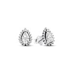 Pandora Timeless Sterling silver stud earrings with clear cubic zirconia