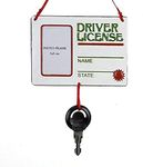 Driver License Picture Frame With Key Ornament