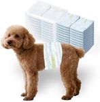 Male Dog Diapers,Dog Diapers Male Disposable with Wetness Indicator,100 Count,Medium,Super Absorbent Leak-Proof Fit for Male Dogs Excitable Urination or Incontinence
