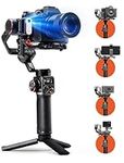 hohem iSteady MT2 Kit, 3-Axis Camera Stabilizer with AI Tracker Fill Light, Lightweight All-in-One Gimbal for Sony/Canon/Nikon/Panasonic/Gopro/Smartphone, Native Vertical Shooting, 2.64LB Max Payload