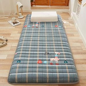 Tatami Mattress Futon Mattress Topper Soft Thick Folding Mattress Pad for Student Dormitory, Home, Bed, As Guests Sleeping Pad, Futon Mattress, Floor Mattress,E,Full54x75''/138x190cm