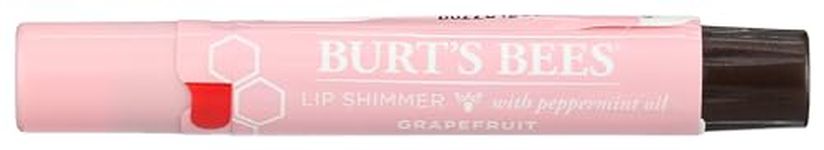 Burt's Bees Grapefruit Gloss Lip Shimmer, 0.09 OZ, 2.6 g (Pack of 1)