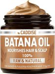 CADDISE Batana Oil for Hair Growth - 100% Pure & Natural Batana Paste from Honduras for Thicker & Fuller & Strong Hair, Organic Raw Batana Hair Mask for Women & Men, Fresh Scented, 4 oz