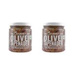 The Gourmet Jar Olive Tapenade 180g| 100% Natural and No Preservatives| Dip| Enjoy it as a topping for bruschetta, pizza or as a sauce for pasta, or enjoy with your snacks| Pack of 2