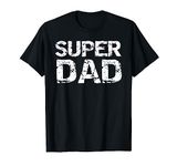 Vintage Father's Day Gift for Men from Son Retro Super Dad T-Shirt